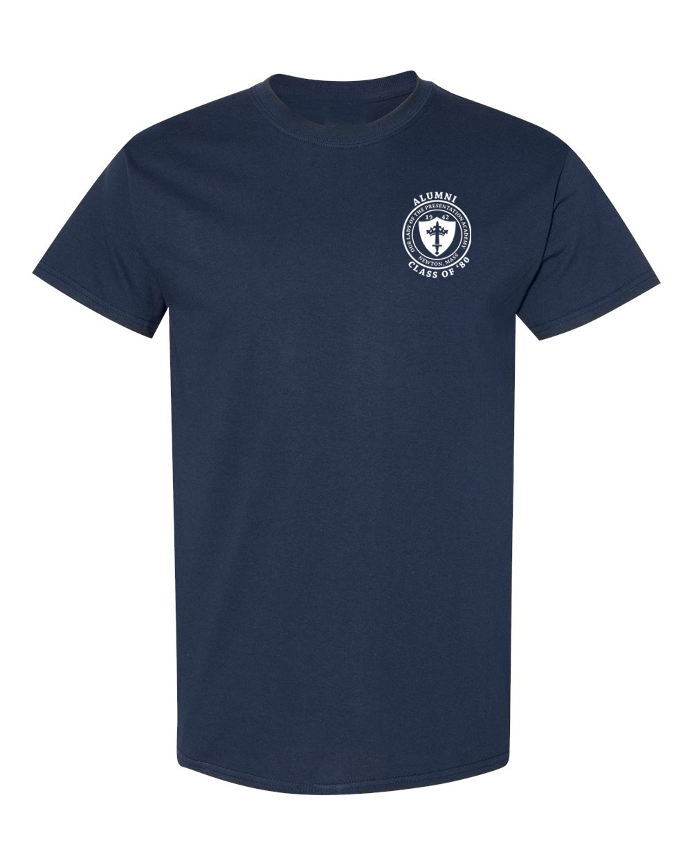 OLP Academy short sleeve shirt front navy