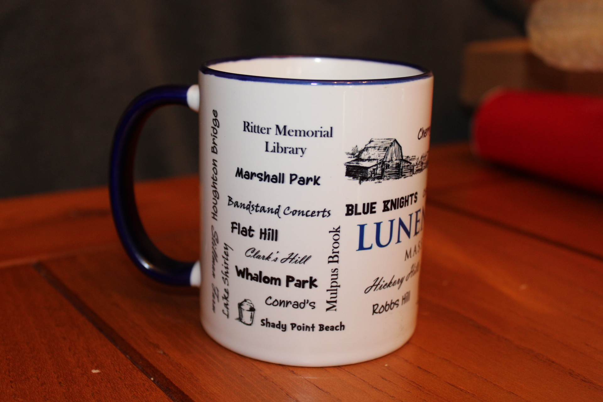 Lunenburg word art mug