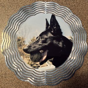 Dog Wind Spinner Flat