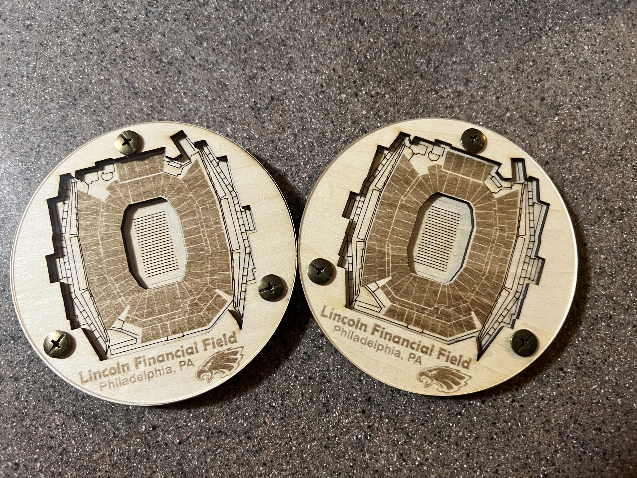 Financial field coasters