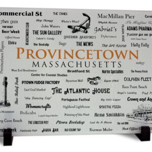 Provincetown MA Word Art Cutting Board