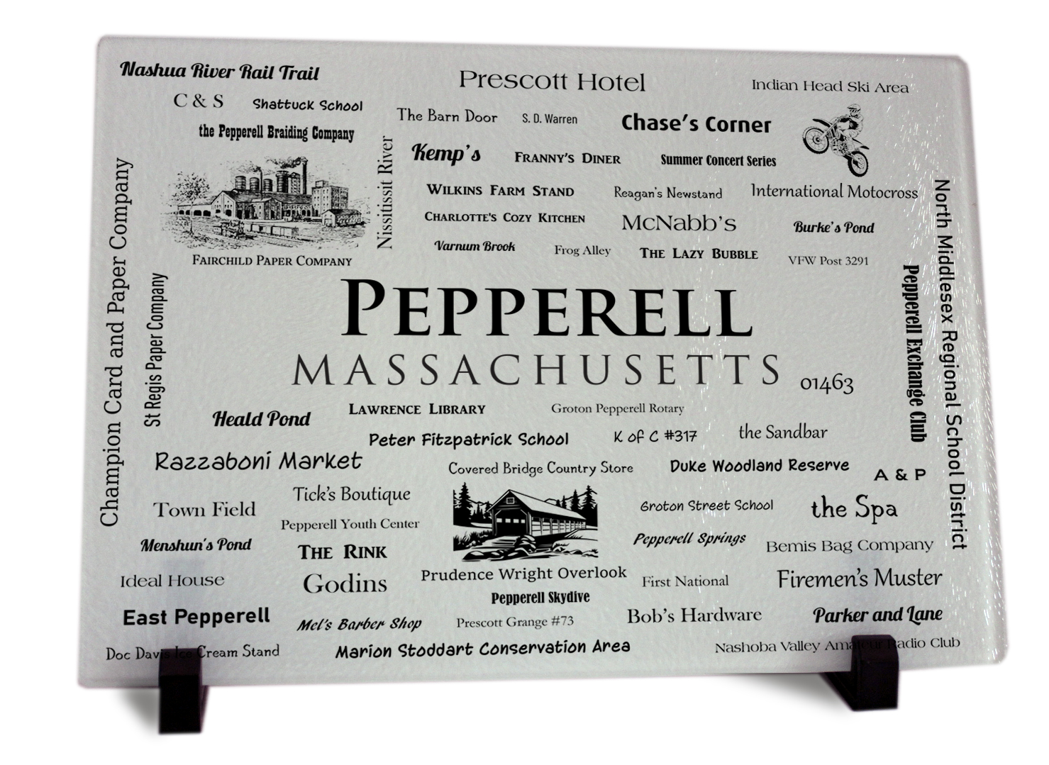 Pepperell MA Cutting Board