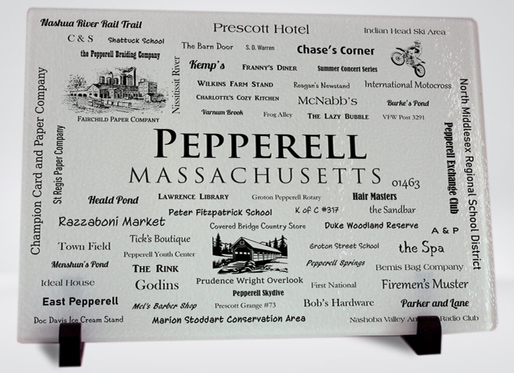 Pepperell Tempered Glass Cutting Board