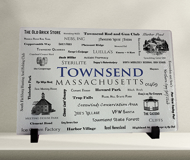 Townsend MA Glass Cutting Board