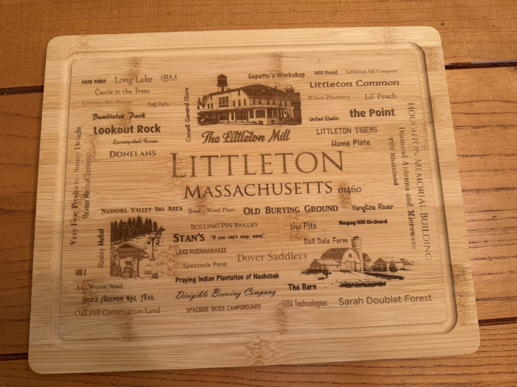 Littleton Word Art Charcuterie